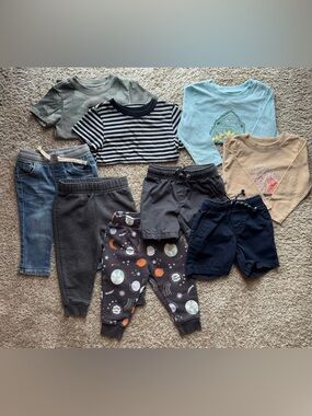 Cat & Jack 9pc Toddler Bundle 12-18M